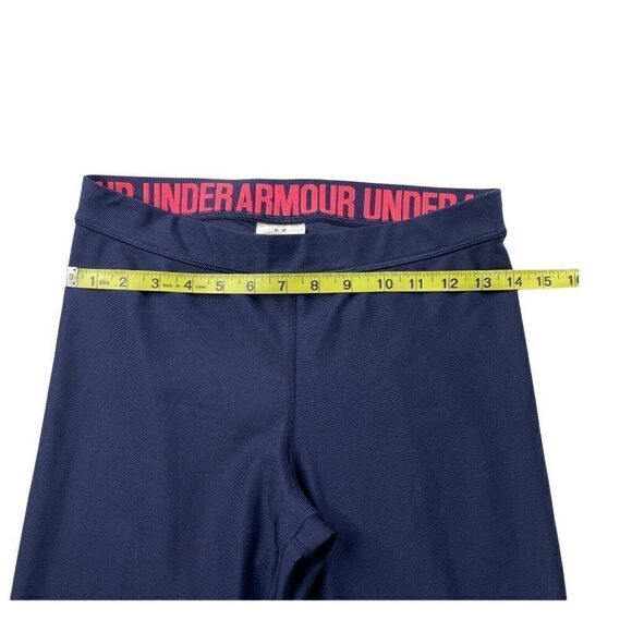 Under Armour Heatgear Compression Crop Navy Pink - Picture 5 of 6